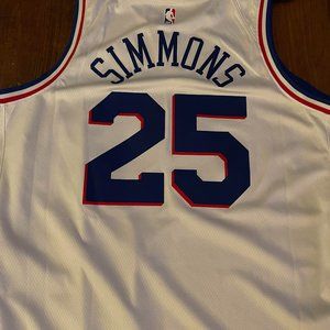 Nike XL Ben Simmons 76ers Jersey